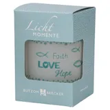 Stimmungsbild zu Windlicht LichtMomente "Faith-Love-Hope"