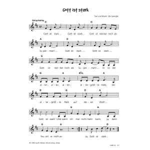 Produktbild des Artikels Gott ist stark (Noten - Download)