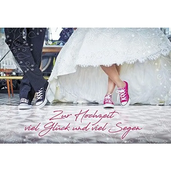 Produktbild des Artikels Faltkarte: Zur Hochzeit viel Glück und viel Segen (Schreibwaren)