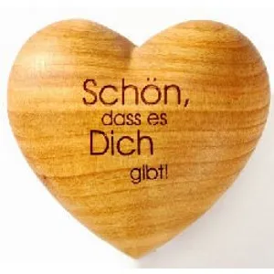 Produktbild des Artikels Handschmeichler Herz "Schön, dass es Dich gibt" ()