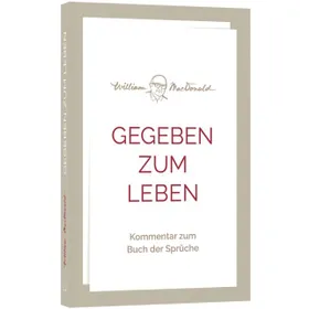 Produktbild des Artikels Gegeben zum Leben (Buch - Paperback)