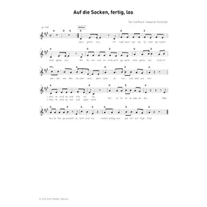 Produktbild des Artikels Auf die Socken fertig los (Noten - Download)
