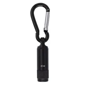 Produktbild des Artikels LED-Taschenlampe mit Karabiner "Ichthys" - schwarz ()