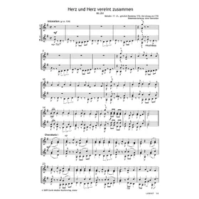 Produktbild des Artikels Herz und Herz vereint zusammen (Noten - Download)