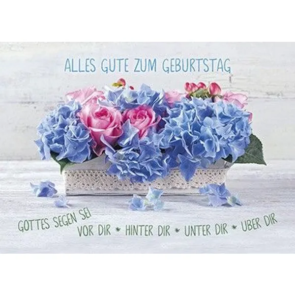 Produktbild des Artikels Postkarten: Alles Gute zum Geburtstag, 4 Stück (Schreibwaren)