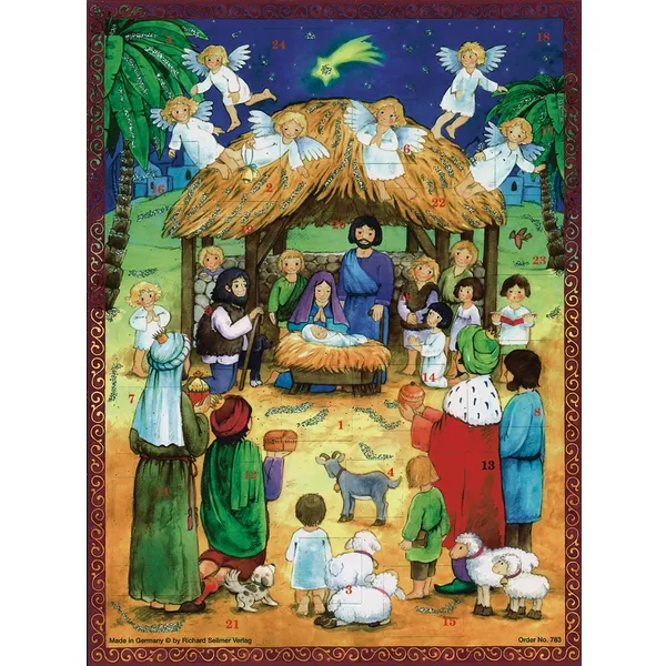 Produktbild des Artikels Adventskalender Kinder und Könige an der Krippe ()