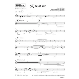 Produktbild des Artikels Passt auf (2. Trompete in Bb) (Noten - Download)