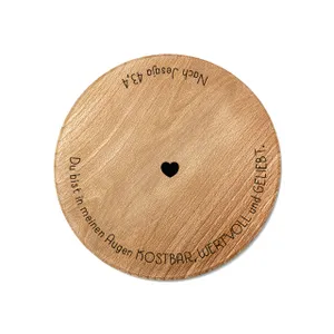 Produktbild des Artikels Holzuntersetzer "Kostbar, wertvoll und geliebt" ()