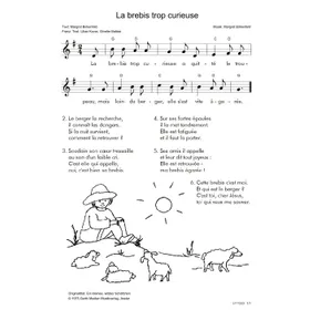 Produktbild des Artikels La brebis trop curieuse (Noten - Download)