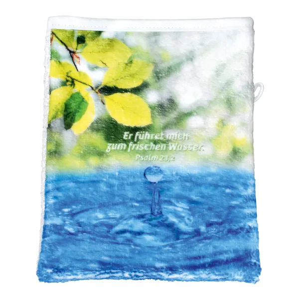 Produktbild des Artikels Waschhandschuh - Psalm 23,2 ()
