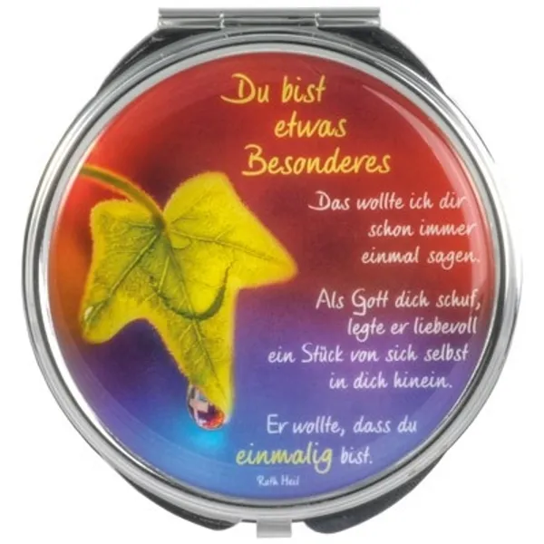 Produktbild des Artikels Taschenspiegel "Du bist etwas Besonderes" - rund ()