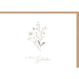 Produktbild des Artikels Faltkarte "In stillem Gedenken" (Schreibwaren)