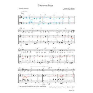 Produktbild des Artikels Über dem Meer (Noten - Download)