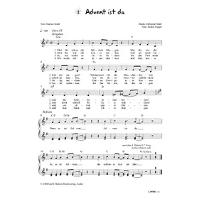 Produktbild des Artikels Advent ist da (Noten - Download)