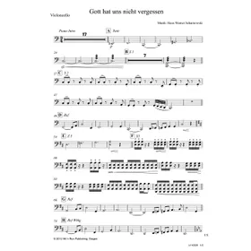 Produktbild des Artikels Gott hat uns nicht vergessen (Violoncello) (Noten - Download)