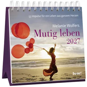 Produktbild des Artikels Mutig leben 2027 - Aufstellkalender (Kalender - Spiralbindung)