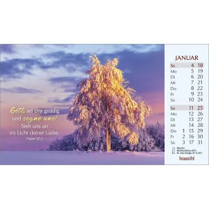 Produktbild des Artikels Heute und morgen bin ich geborgen 2026 - Postkartenkalender (Kalender - Spiralbindung)