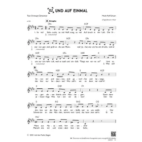 Produktbild des Artikels Und auf einmal (einstimmig) (Noten - Download)