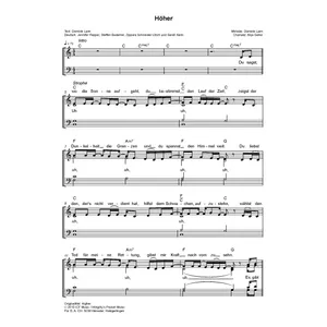 Produktbild des Artikels Höher (Noten - Download)