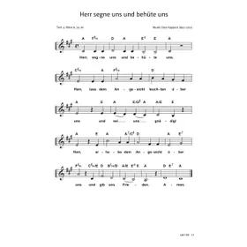 Produktbild des Artikels Herr, segne uns und behüte uns (Noten - Download)