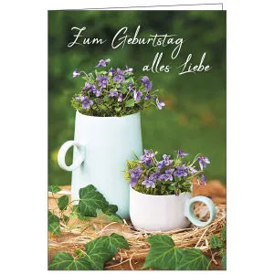 Produktbild des Artikels Faltkarte: Zum Geburtstag alles Liebe (Schreibwaren)