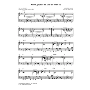 Produktbild des Artikels Komm jetzt ist die Zeit wir beten an (Noten - Download)
