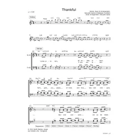 Produktbild des Artikels Thankful (Noten - Download)