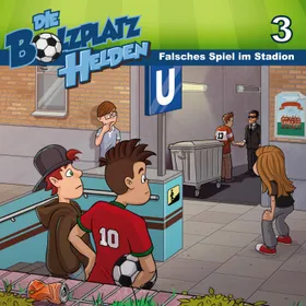 Produktbild des Artikels Falsches Spiel im Stadion - Folge 3 (MP3-Hörspiel - Download)