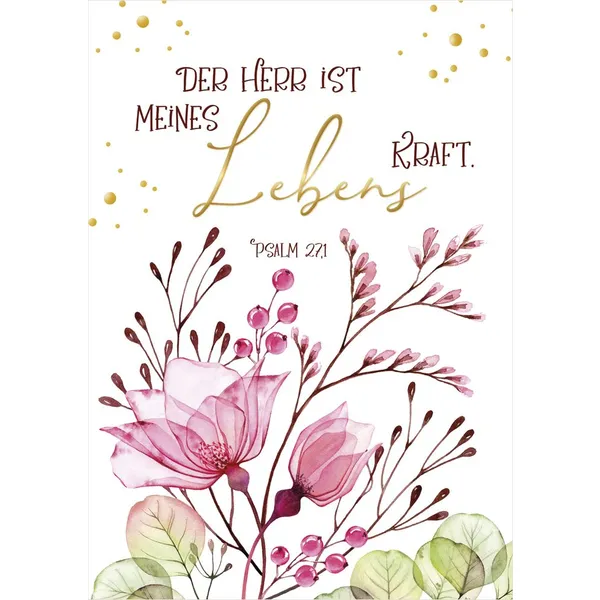 Produktbild des Artikels Postkartenserie "Der Herr ist meines Lebenskraft" 10 Stk. (Schreibwaren)