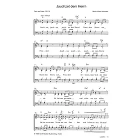 Produktbild des Artikels Jauchzet dem Herrn (Noten - Download)