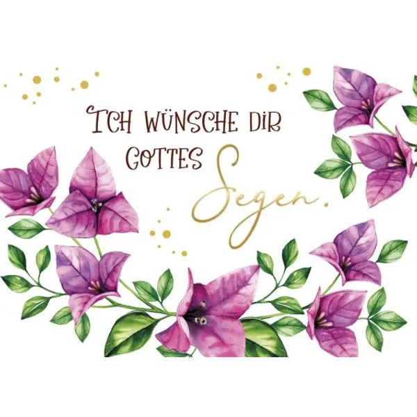 Produktbild des Artikels Postkartenserie "Ich wünsche Dir Gottes Segen." 10 Stk. (Schreibwaren)