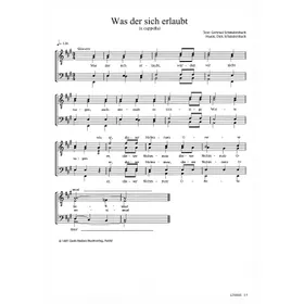 Produktbild des Artikels Was der sich erlaubt (Noten - Download)