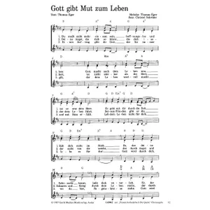 Produktbild des Artikels Gott gibt Mut zum Leben (Noten - Download)