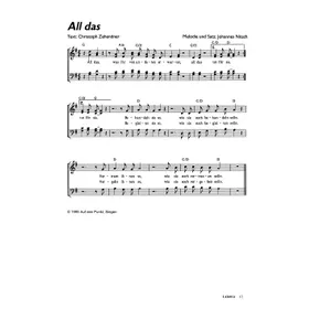 Produktbild des Artikels All das (Noten - Download)