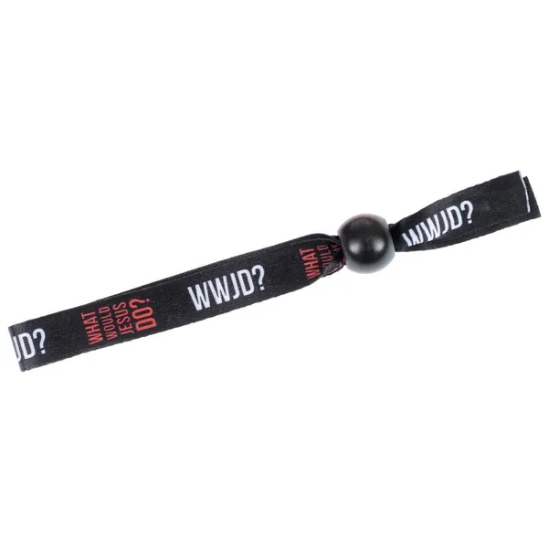 Produktbild des Artikels Armband "WWJD" - schwarz ()