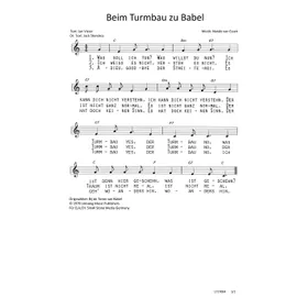 Produktbild des Artikels Beim Turmbau zu Babel (Noten - Download)