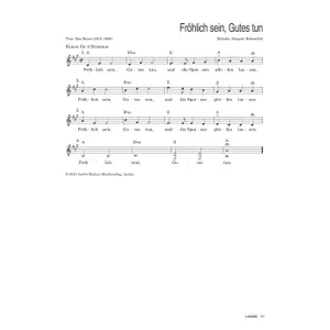Produktbild des Artikels Fröhlich sein, gutes tun (Noten - Download)