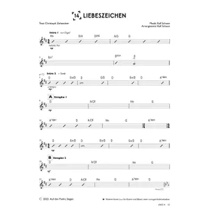 Produktbild des Artikels Liebeszeichen (Bandsheet) (Noten - Download)