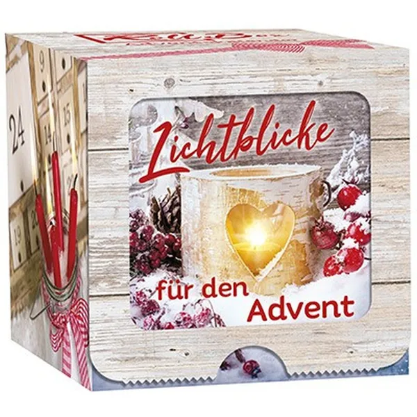 Produktbild des Artikels Adventskalender Roll-Box "Lichtblicke für den Advent" (Schreibwaren)