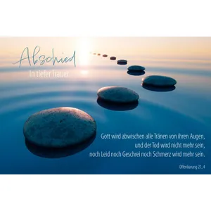 Produktbild des Artikels Faltkarte "Abschied" (Schreibwaren)