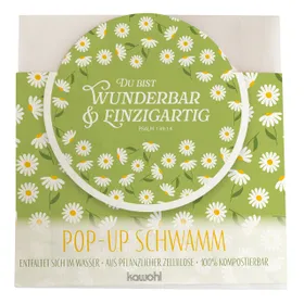 Produktbild des Artikels Pop-up Schwamm: Du bist wunderbar & einzigartig ()