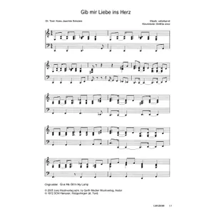 Produktbild des Artikels Gib mir Liebe ins Herz (Noten - Download)