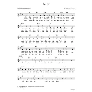 Produktbild des Artikels Bei dir (Noten - Download)