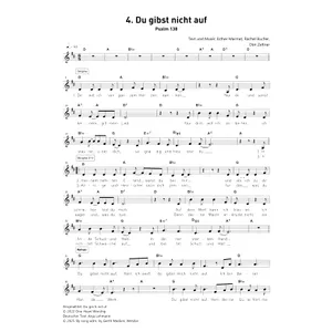 Produktbild des Artikels Du gibst nicht auf (Noten - Download)