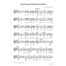 Produktbild des Artikels Geht der gute Mond auf seine Reise (Noten - Download)