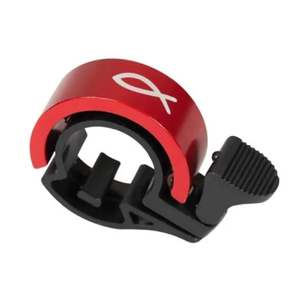 Produktbild des Artikels Fahrradklingel Fischsymbol - rot ()