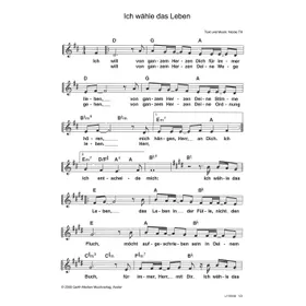 Produktbild des Artikels Ich wähle das Leben (Noten - Download)