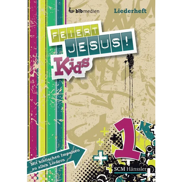 Produktbild des Artikels Feiert Jesus! Kids 1 Liederheft (Liederbuch - Geheftet)