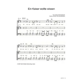 Produktbild des Artikels Ein Kaiser wollte wissen (Noten - Download)