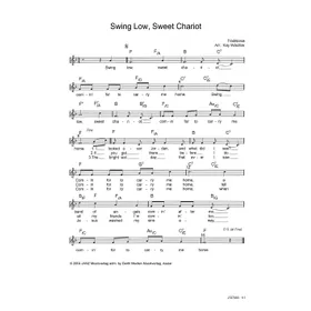 Produktbild des Artikels Swing Low, Sweet Chariot (Noten - Download)
